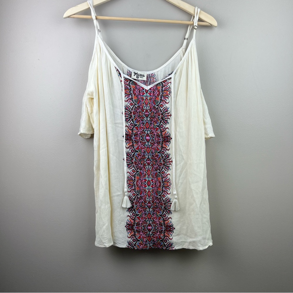 Show Me Your Mumu off shoulder top women’s size Small